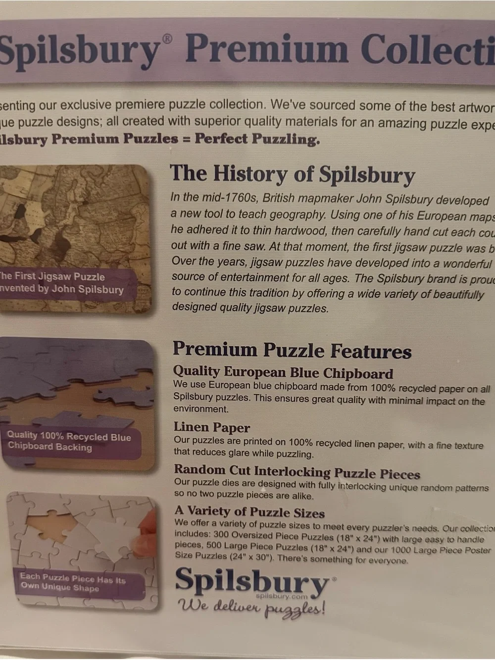 Spilsbury 1000 Piece Jigsaw Puzzle 